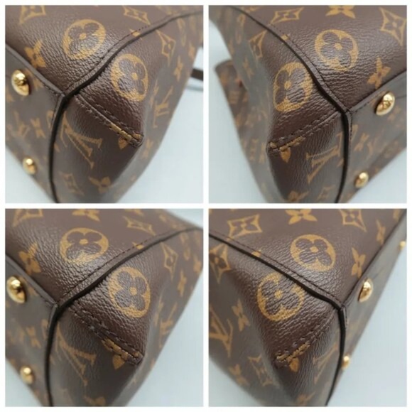 100% Authentic Louis Vuitton Montaigne Brown Monogram Canvas Satchel - Picture 6 of 12